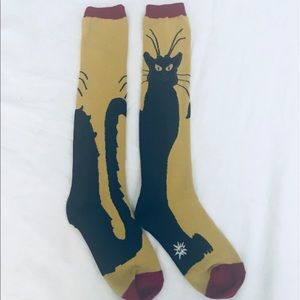 Over the knee cat socks